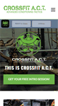 Mobile Screenshot of crossfitact.com
